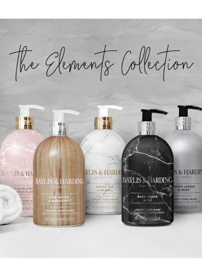 Baylis & Harding - Baylis and Harding Elements Dark Amber and Fig Hand Wash 500ml - Image 1