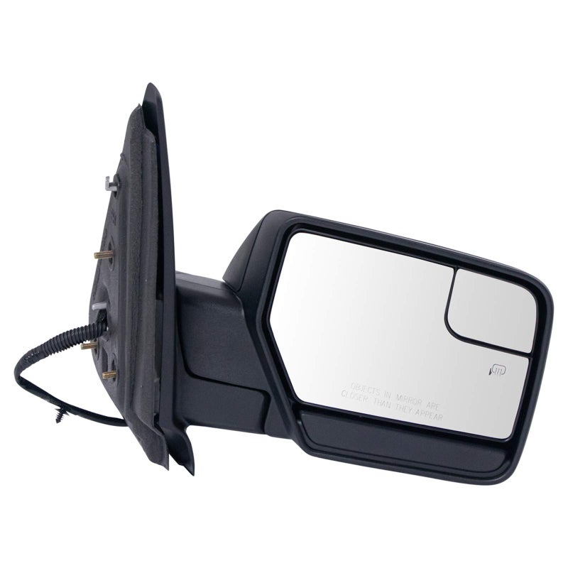 TRQ Right Mirror with Heat Manual Folding without Memory Passenger Side Compatible with 20122017 Ford Expedition FO1321485