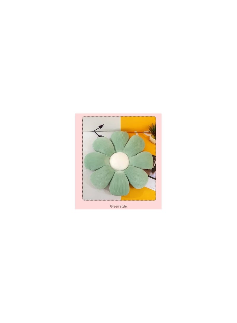 Meetion Daisy Flower Shaped Throw Pillows, Cute Flower Plush Floor Pillow Cushion for Bedroom Sofa Chair Décor - Image 3