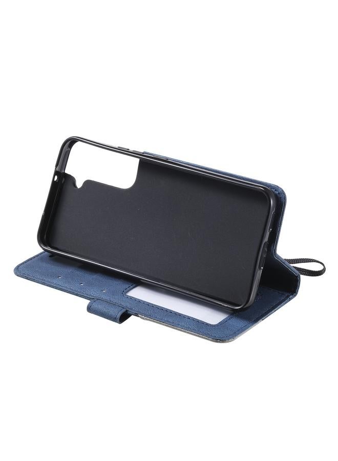 S-TOP Case For Samsung Galaxy S22+ 5G Skin Feel Splicing Horizontal Flip Leather Phone Case - Image 5