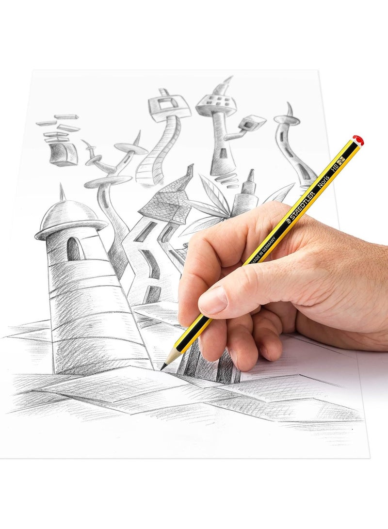 STAEDTLER 3 قطع من أقلام الجرافيت نوريس في عبوة بلاستيكية - Image 5