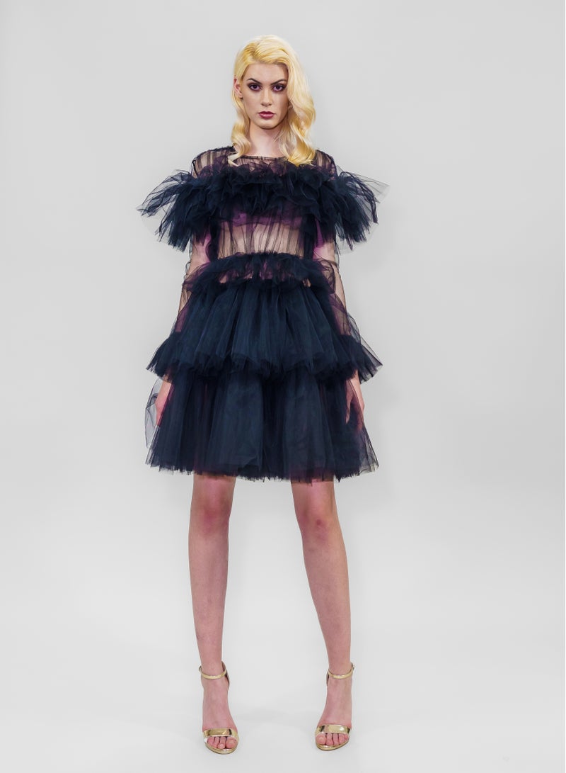 BITOLIA GALLERY Black Ballerina Tulle Dress  - Image 1