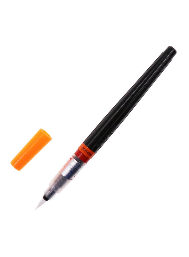 Pentel Xgfl Small Regular Script Practice Soft Brush Calligraphy Pen, Portable Colorful Painting Hand Account Hand-Painted Replaceable Ink Sac, Orange - Image 2