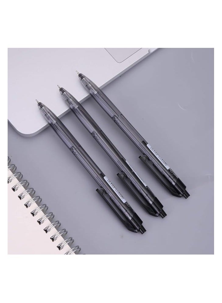 Deli Deli Q02120 Ball Point Pen Black Pack of 12pcs - Image 2