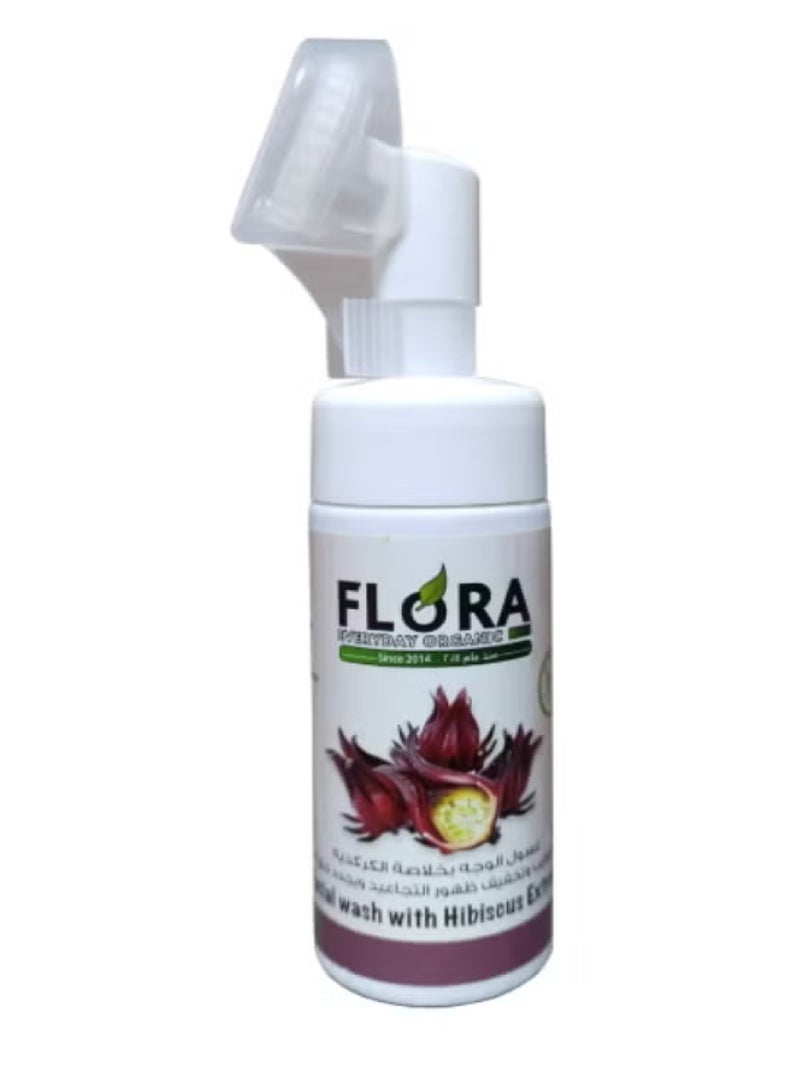 فلورا غسول الوجه بخلاصة الكركديه 250 مل