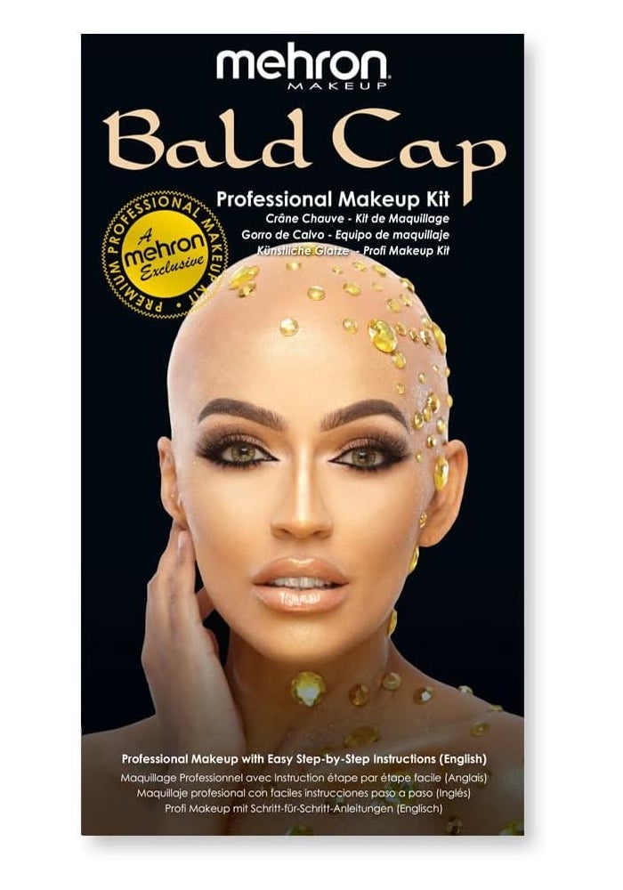 Mehron Makeup Premium Character Kit - Bald Cap for Professional Makeup - Image 1