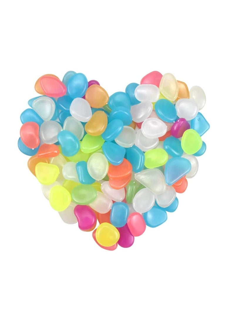 Excefore Glow in The Dark Pebbles - 100 Pieces - Image 1