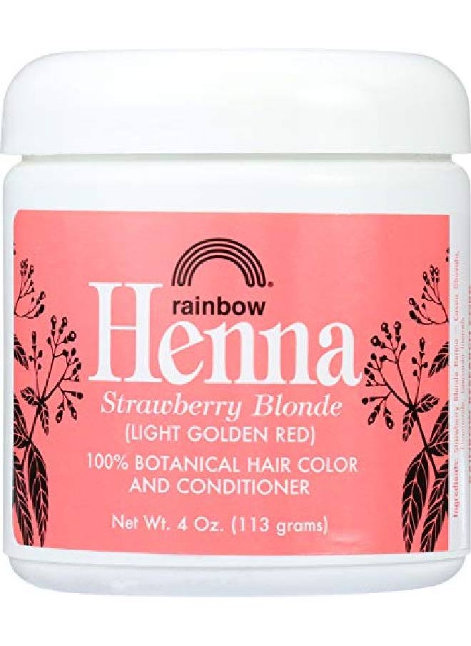 Rainbow Research Henna Hair Color And Conditioner Persian Strawberry 4 Ounce  - Image 1