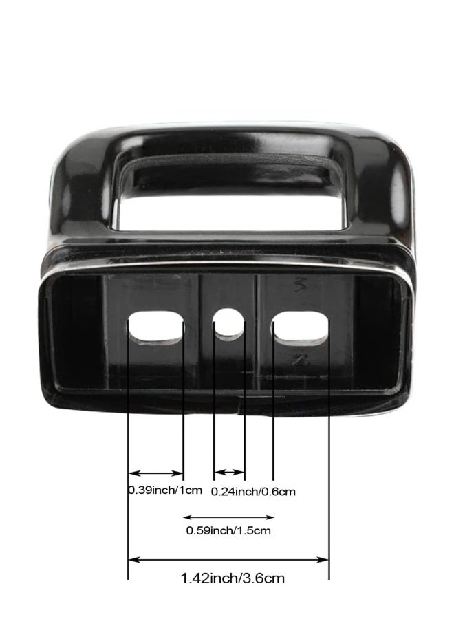 4 Pack Pot Short Side Handles Handle Metal Pressure Pan Ear Replacement Cooker Steamer Sauce Black Suitable For 2 Or 1 Hole Type - Image 2