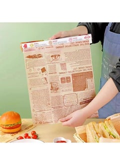 Happy Home Baking Paper Food Grade Parchment Paper High Quality Baking Parchment Paper Roll Newspaper Style Parchment Paper for Food Wrapping and Baking (0.3 x 10m)  - Image 1
