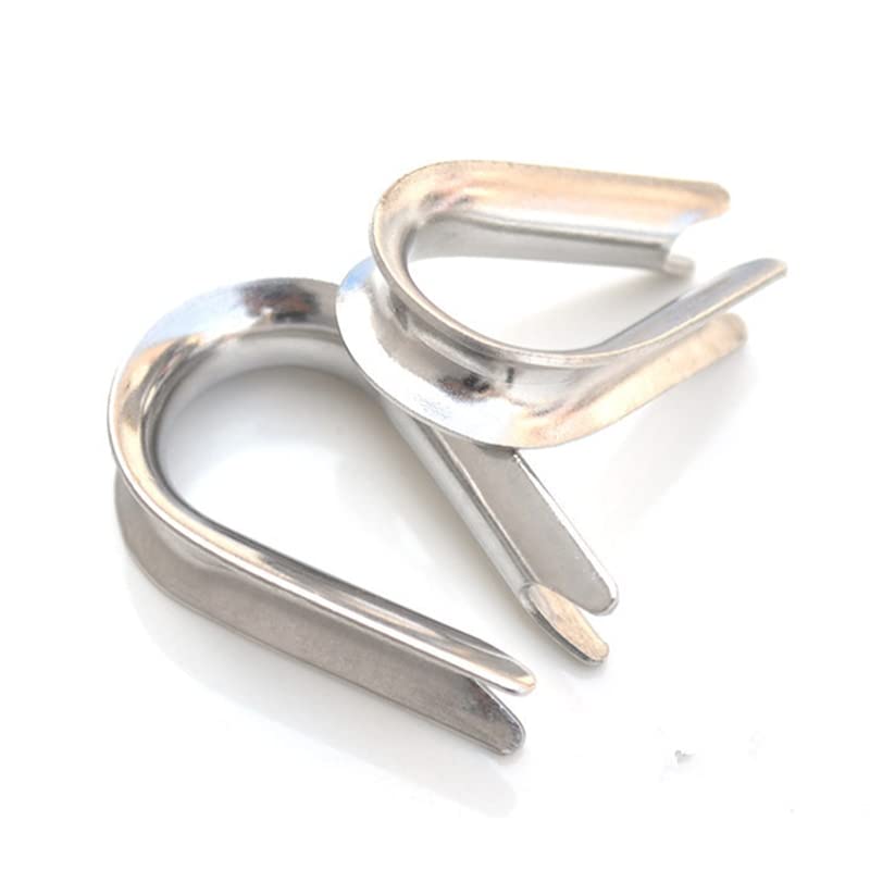 Wire Rope Clips 304 Stainless Steel Clamps M1.5 to M32 Ringging Anchor Line Thimbles Ring(M18) - Image 2