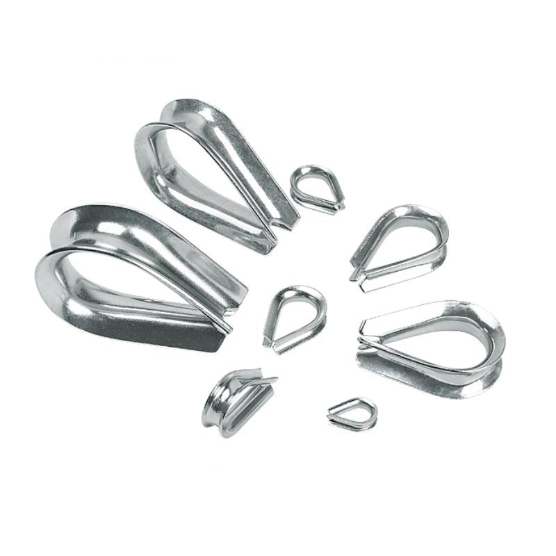 Wire Rope Clips 304 Stainless Steel Clamps M1.5 to M32 Ringging Anchor Line Thimbles Ring(M18) - Image 1