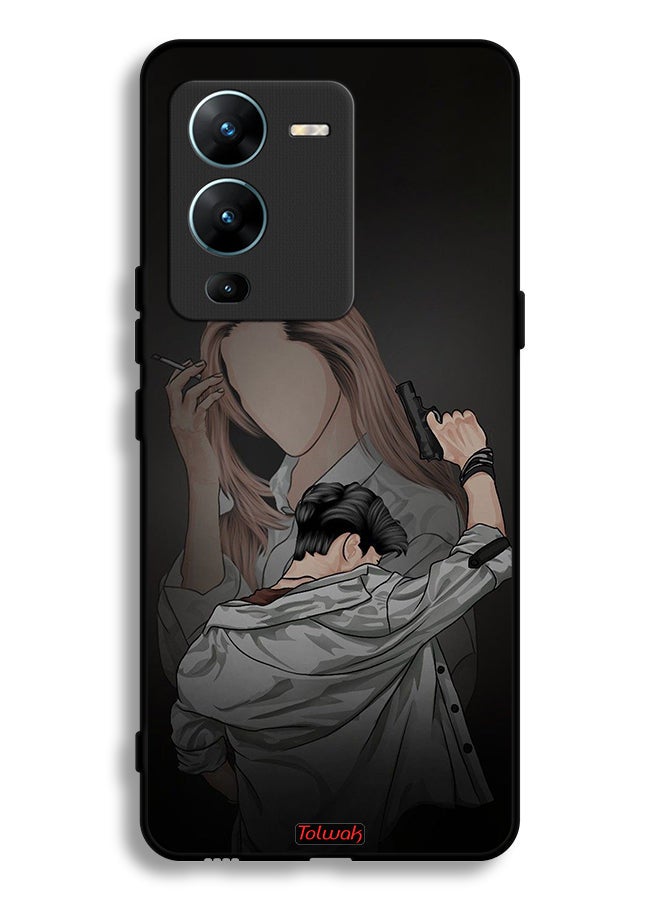 Tolwak Vivo V25 Pro 5G Protective Case Cover Gang Of Couple - Image 2