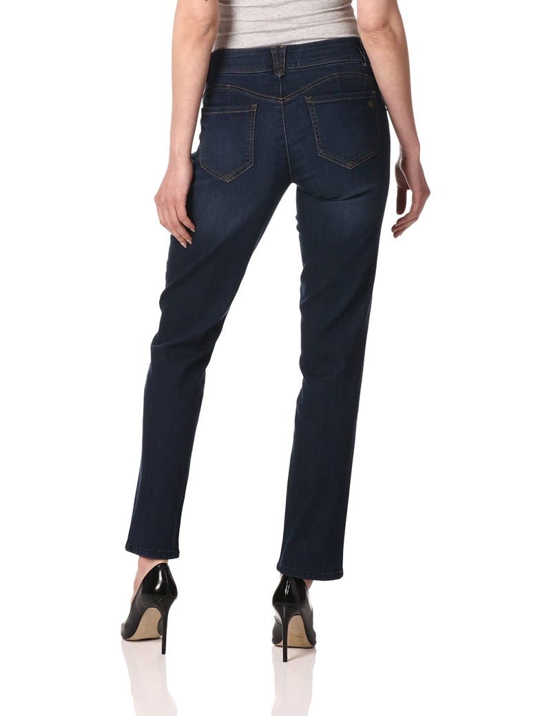 Democracy womens Absolution Straight Leg Jeans, Indigo, 8 US - Image 3