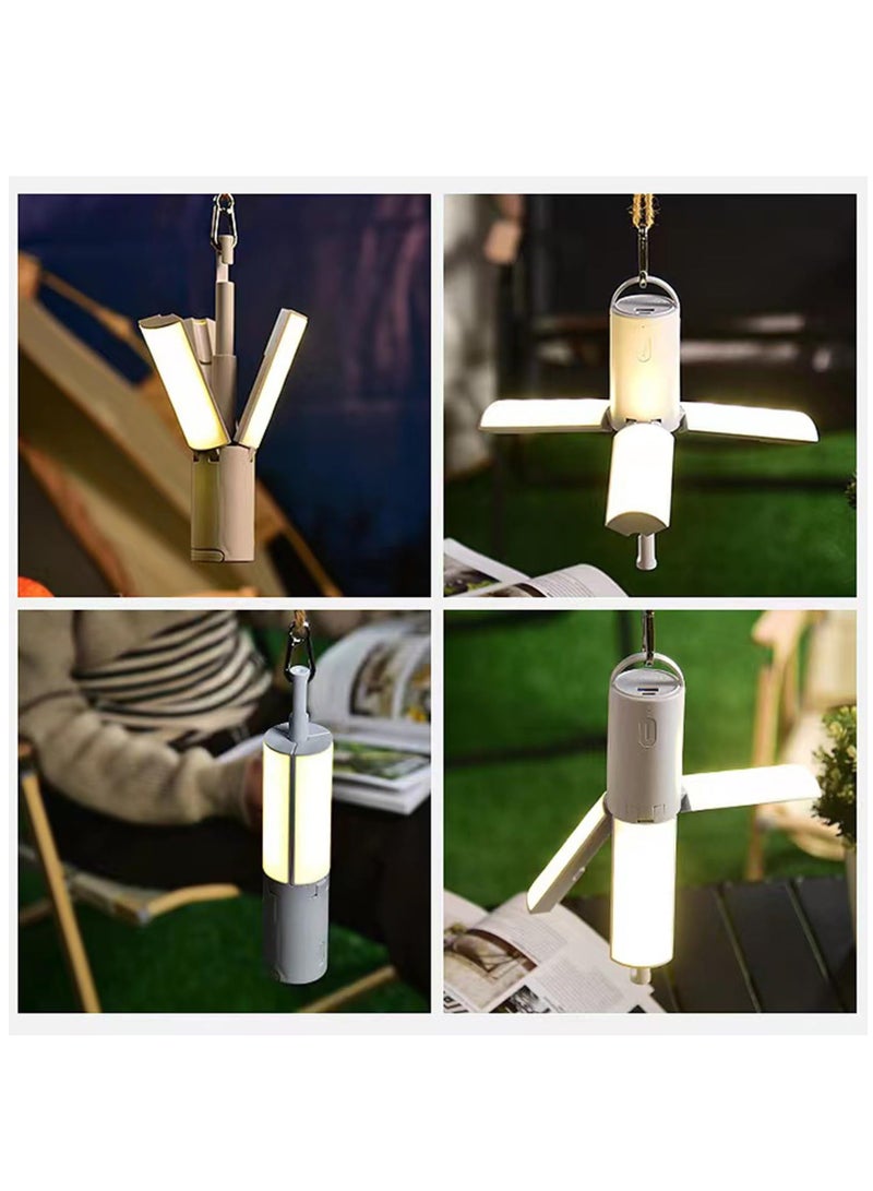 4000mAh Rechargeable Camping Lights, Portable Camping Lanterns Battery Powered Electric Lantern for Power Emergency, Hanging Canopy Tent, Hurricane  - Image 5