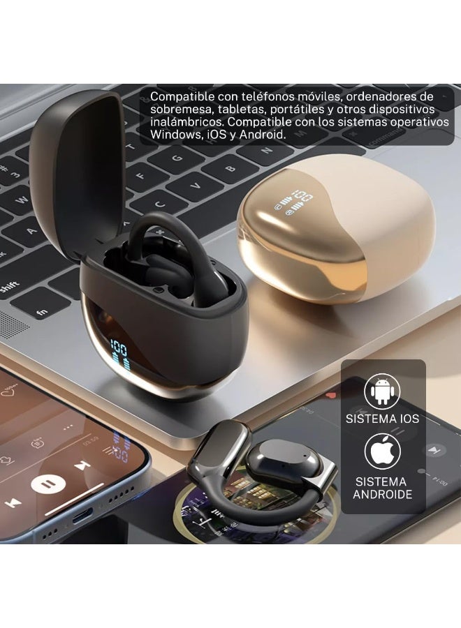 AI Language Translation Earbuds, 144 Languages Auto Translate Wireless Headphones Real Time Two Way Translator Earphones Instant Translating Device fit iOS & Android for Business Trave - Image 2