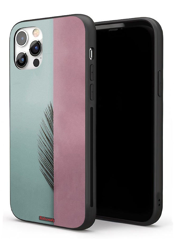 Tolwak Apple iPhone 11 Pro Max Protective Case Half Leaves  - Image 1