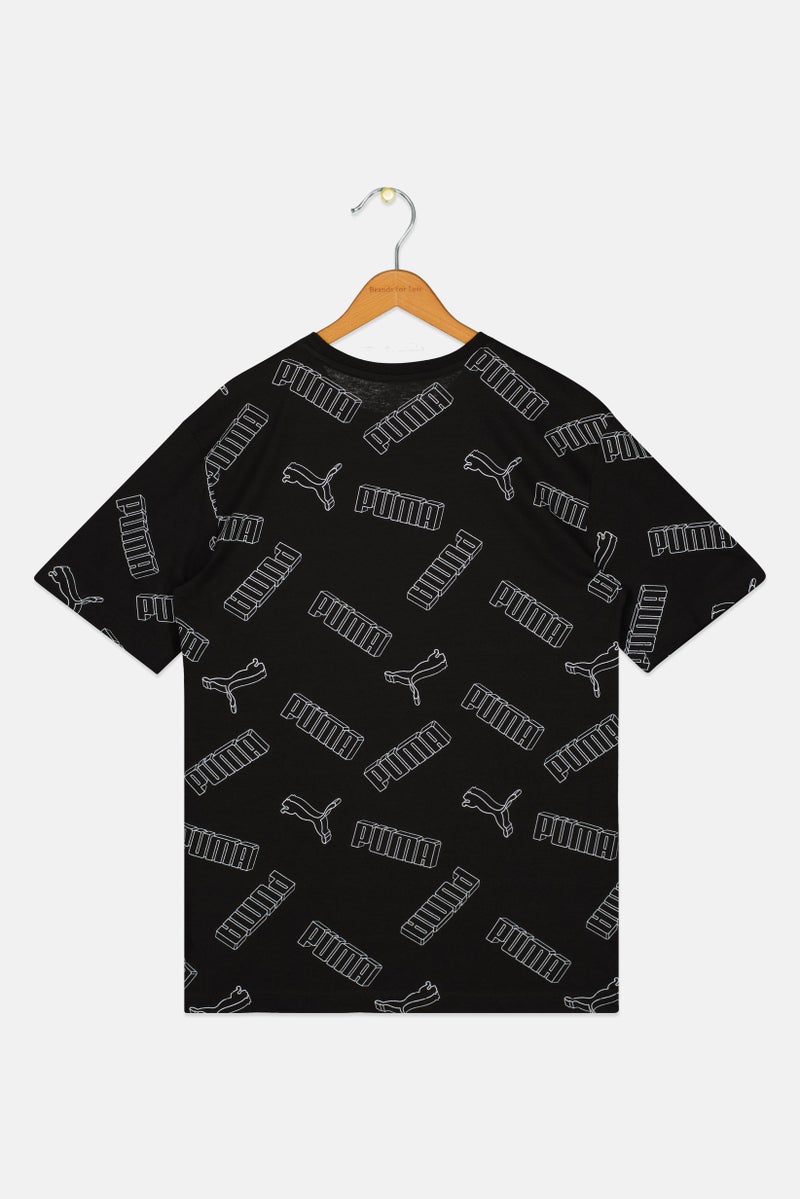 PUMA Kids Boy Sportswear Fit Short Sleeve Outdoor T-Shirt, Multicolor - Image 2