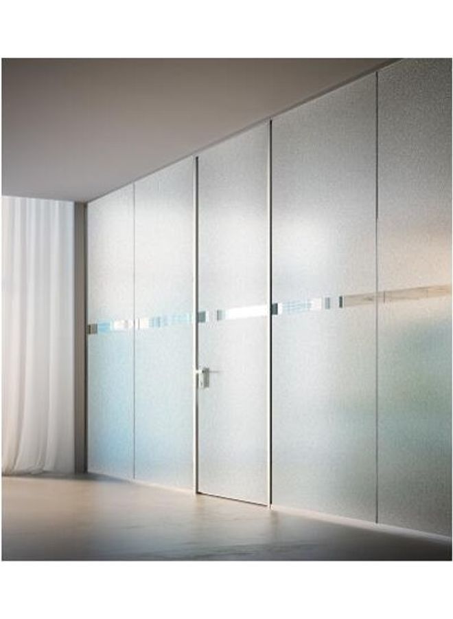 NIBEMINENT Static Glass Sticker Frosted Bathroom Transparent Clear 45x200cm - Image 3