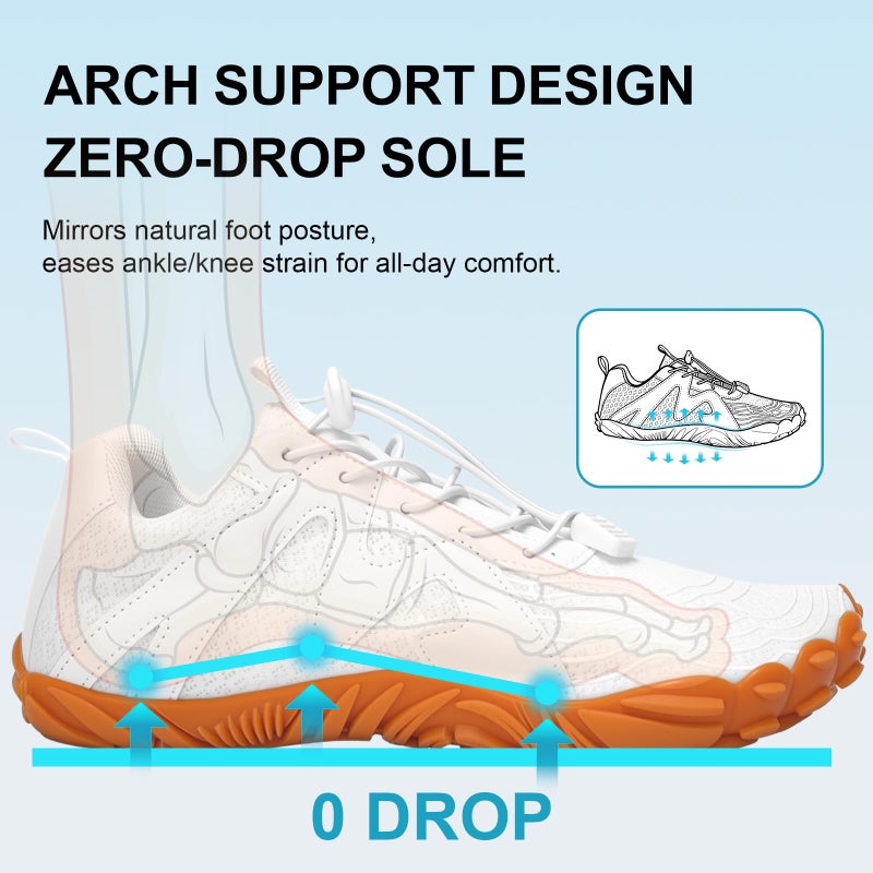 ELETON Hike Barefoot Shoes Womens Men Footwear,Pro-Healthy&Non-Slip Water Shoe for Women Men, Wide Toe Running Shoes Boots Sneakers Unisex - Image 3