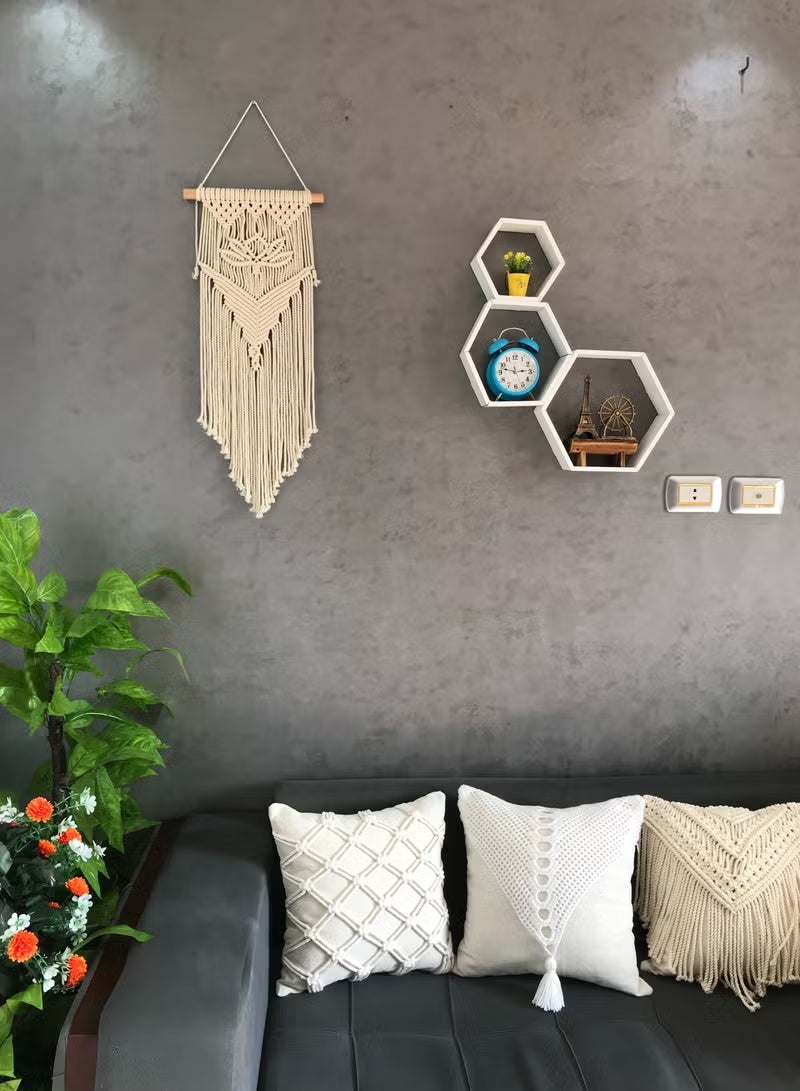 انتيكيانو ديكور حائط مكرمية 70*25 سم - Image 2