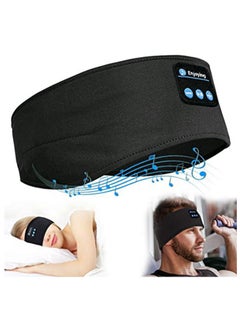 XiuWoo 2 in 1 Wireless Bluetooth 5.0 Electric Sleep Headphones Headband, Sports Earphones Music Sleeping Eye Mask, Sport Headband, Running Music Gadgets with HD Stereo Speaker  - Image 1