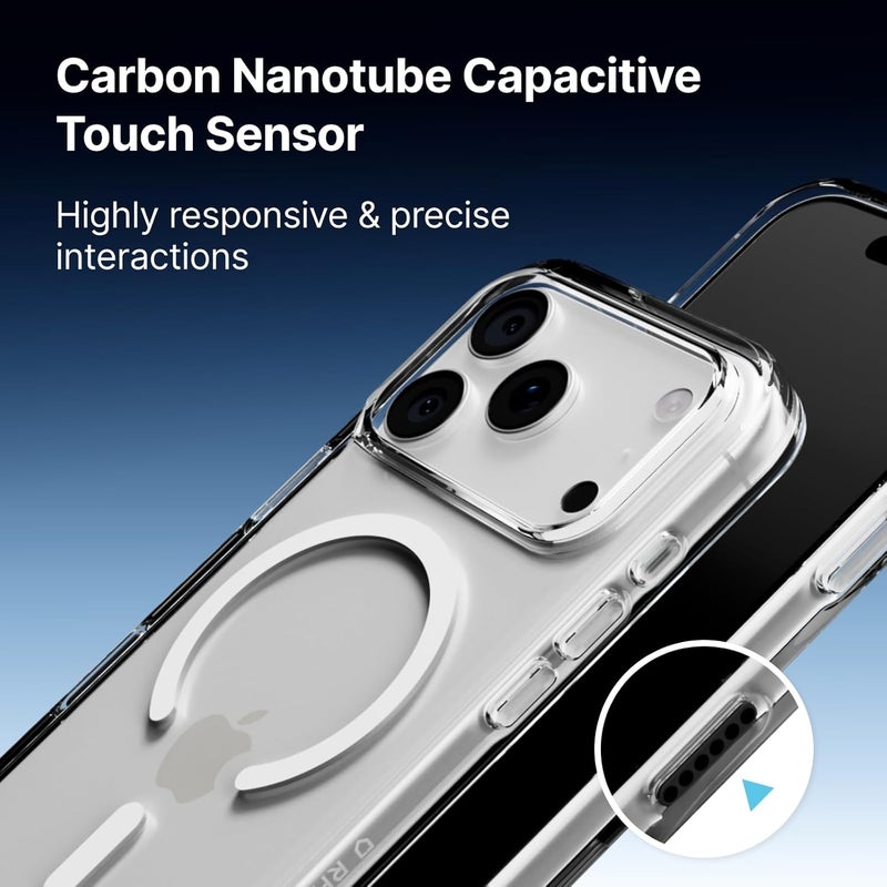 RHINOSHIELD Phone Case Compatible with MagSafe for iPhone 17 | Clear - Anti-yellowing, High Transparency, Superior Magnetic, Shockproof with Military Grade Drop Protection - Transparent - Image 5
