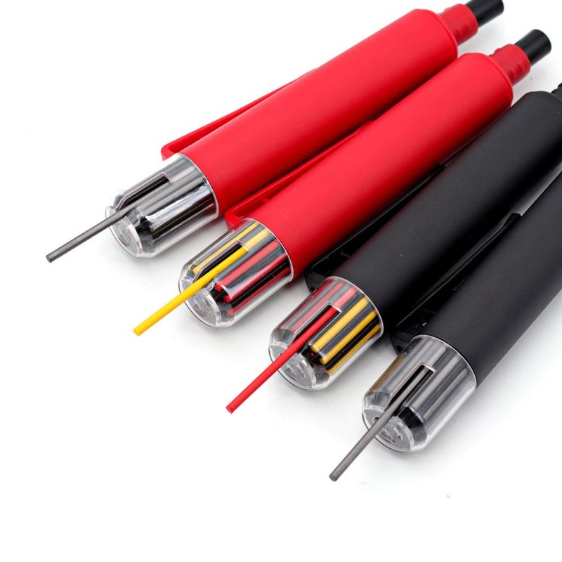 Woodworking Marker Set 1 Black Pen 24 Refills 45mm Sharpener Precision Scribing Tool for Wood Metal Tile - Image 5