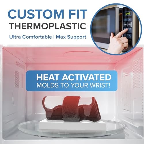 MySplint Custom-Fit Wrist Splint - Heat-Activated, Moldable Thermoplastic Support - Comfortable and Adjustable for Custom Recovery - One Size Fits All - Image 2