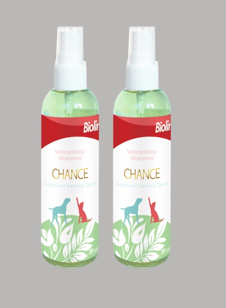 Bioline Chance Deodorant Freshing Spray 207 ml ( Pack of 2 )