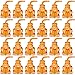Sliner 24 Pcs Gingerbread Man Cups With Straws and Lids  10 oz Christmas Reusable Plastic Cups Set for Holiday Winter Xmas Gifts Birthday Party Supplies - Image 4