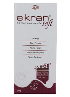 Ekran Soft Spf 50+ Silicone Sunscreen Gel For All Skin Types - 50 G  - Image 2