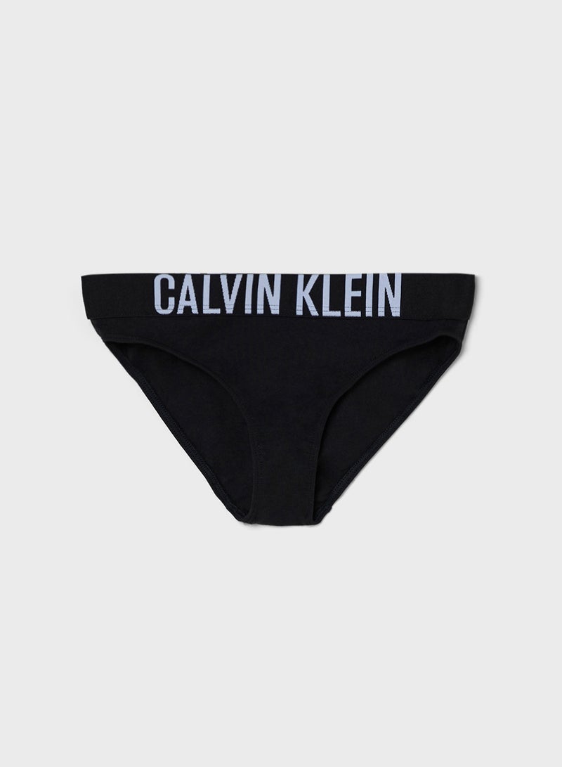 Calvin Klein Jeans Kids 2 Pack Logo Band Bikini Briefs  - Image 3
