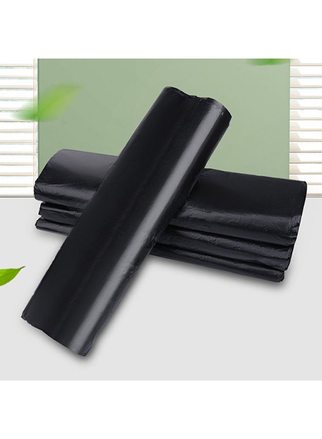 NIBEMINENT 100-Piece Home Disposable Garbage Trash Bags Black 52.0x5.0x5.0cm  - Image 1