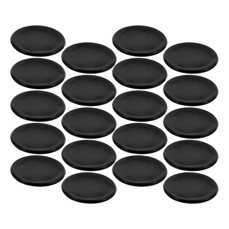 SHOWERORO 20pcs Silicone Stethoscope Head Protective Covers Sleeve Black Stethoscope Spare Parts Kit for Medical Professionals Compatible Head Protector for Clinical Use - Image 1