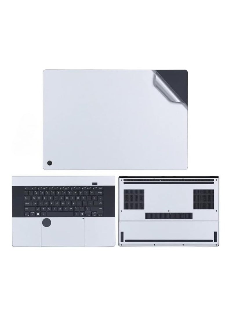 Laptop Sticker Sleeve for Asus ProArt P16 2024 H7606 H7606W 16 inch Scratch Resistant Sticker 3 Side Laptop Film Laptop Film