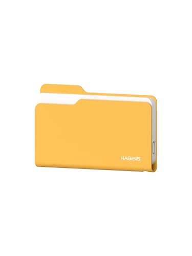 Hagibis SSD Enclosure, Folder Style USB 3.2 Gen2 10Gbps to NVMe PCI-E M.2 SSD Case, M.2 External Hard Drive Enclosure for MacBook Laptop iPad Android iPhone 17 Pro Max (Yellow 2230-2280) - Image 1