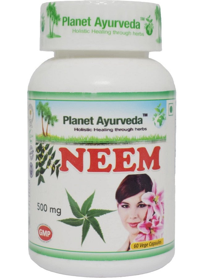 Planet Ayurveda Neem - 60 Capsules | Natural Supplement for Skin Wellness - Image 1