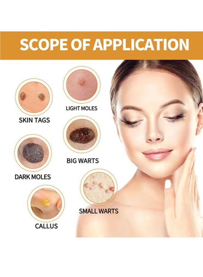 إيلهو مزيل الثآليل، إزالة سريعة المفعول للرجال والنساء، مناسب للثآليل الأخمصية، الثآليل الشائعة، الثآليل المسطحة، الذرة (قطعتان) - Image 2