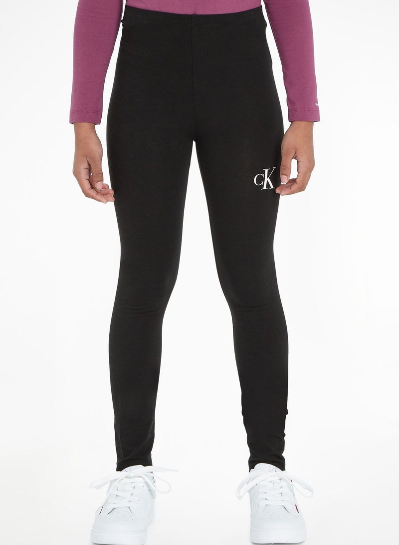 Calvin Klein Jeans Kids Logo Leggings - Image 3