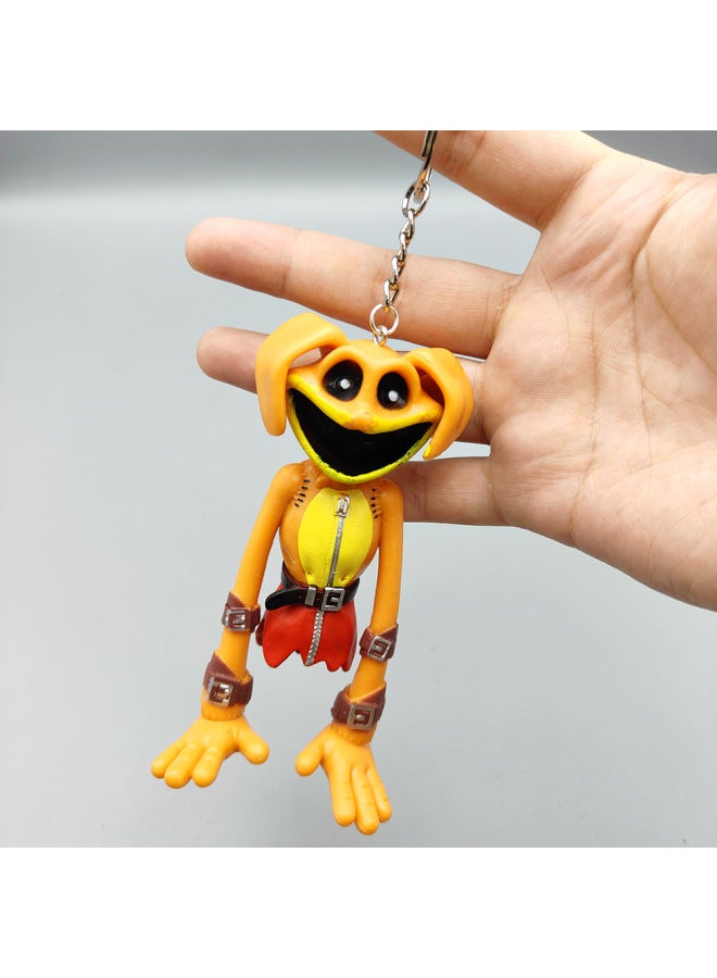 Bobby Game Time Season 3 Boss Long Legs Lie Sleepy Cat Doll Hand-made Smile Horror Animal Model-Color:B3 [keychain] The Sun Dog With Legs Bit Off (dk) - Image 1