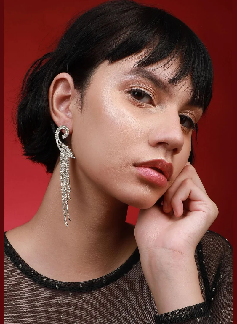 SOHI Gold Plated Designer Western Wear Drop Earring For Women