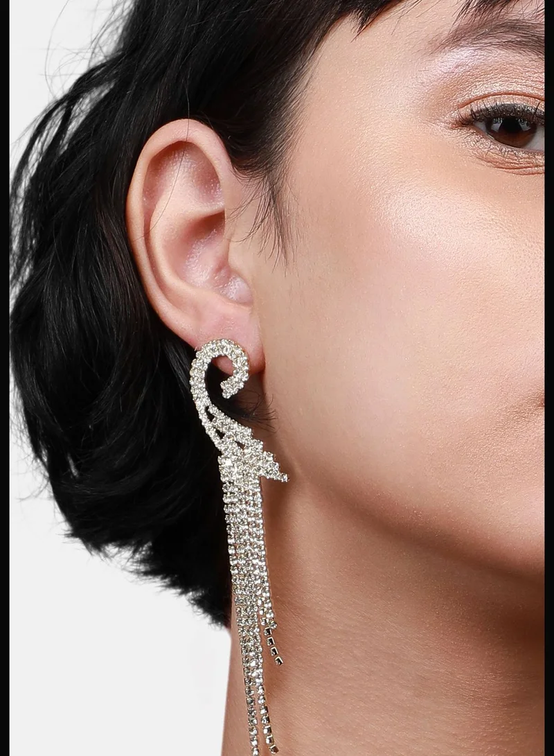 SOHI Gold Plated Designer Western Wear Drop Earring For Women