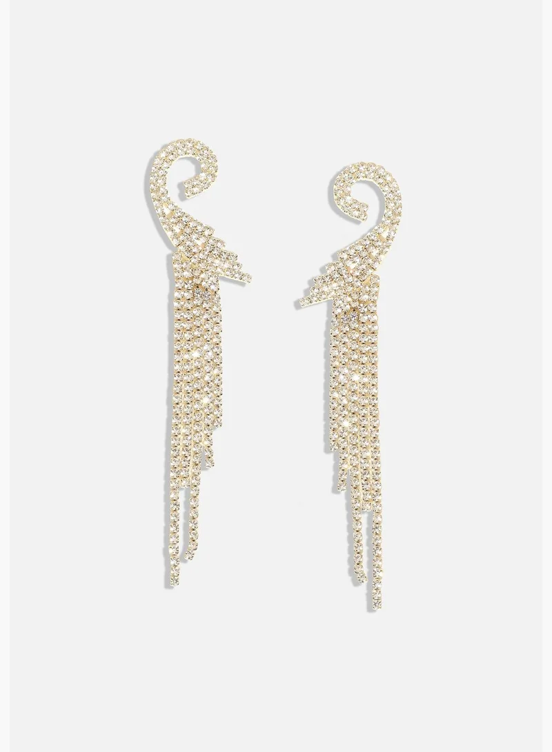 SOHI Gold Plated Designer Western Wear Drop Earring For Women