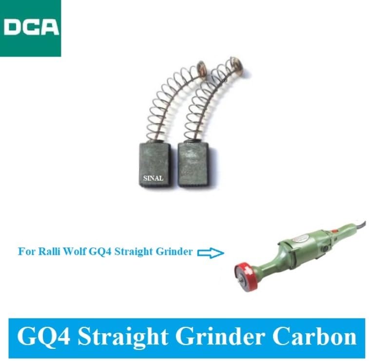 SAURAN Carbon Brush Set (DCA Make) For Straight Grinder Model GQ4 (CR15) - Image 2
