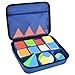 Grapsa Speed Cube Storage Case Compatible with Rubiks Cube for GAN Magic Puzzle Cubes Carrying Bag Holder with Mesh Pocke for Brain Teaser Fidget ToyCube StandTutorial Box Only Blue - Image 3