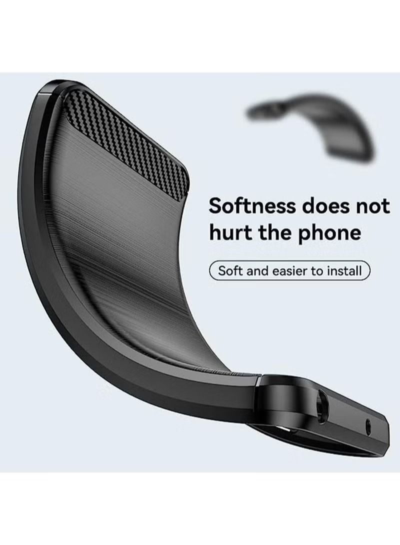 Compatible with Nothing Phone 1 Case Cover Soft TPU Anti-Scratch Shockproof Protective Scratch Resistance Back Cover Accessories Protection Compatible with Nothing Phone 1 Black - Image 4