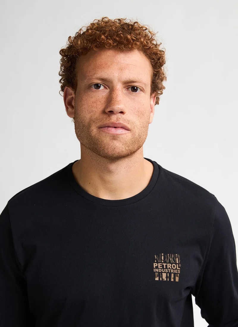 بترول اندستريز تيشيرت رجالي بأكمام طويلة