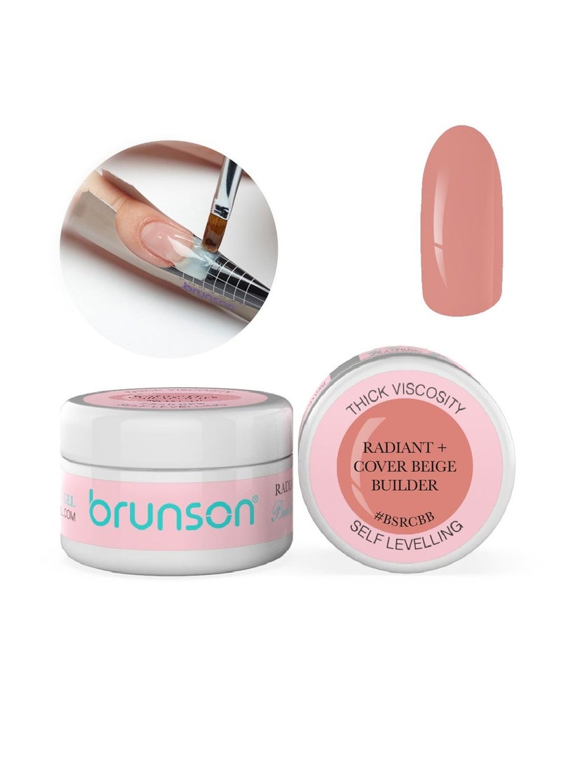 brunson Nail Self Levelling Sculpting Gel Nail extension Camouflage UV LED Sculpting Nail System Gel Manicure Sculpting Gel UV LED Sculpting gel nail builder gel 30ml - Image 1