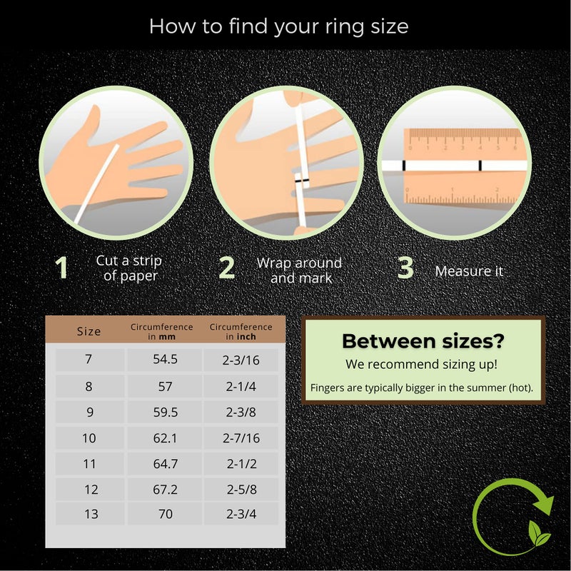 POPCHOSE Mens Silicone Wedding Rings, Silicone Rings Mens Silicone Rubber Wedding Bands for Men Size 7 8 9 10 11 12 13, 1 Pack, Size 11 - Image 5